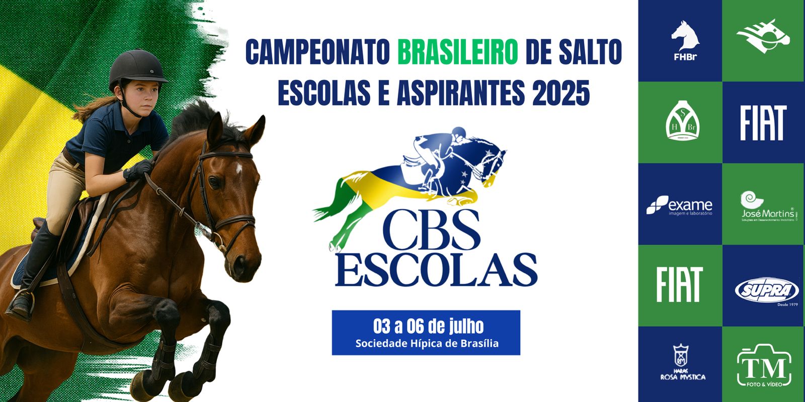 CAMPEONATO BRASILEIRO DE SALTO ESCOLAS E ASPIRANTES 2025
